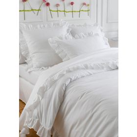 Maki White Flat Çift Kişilik Nevresim Takımı