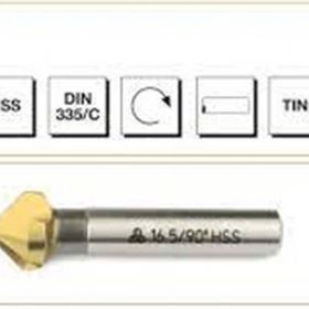 Makina Takım 8 mm 60 Drc Hss Dın 334/c Havşa Freze