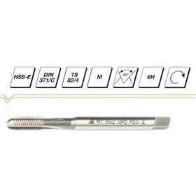 Makina Takım B00105720400 DIN-371/C M4 HSS-E Metrik Normal Vidalı Düz Kanallı Makina Kılavuzu