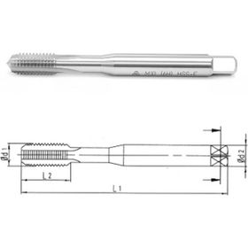 Makina Takım B00105720400 DIN-371/C M4 HSS-E Metrik Normal Vidalı Düz Kanallı Makina Kılavuzu