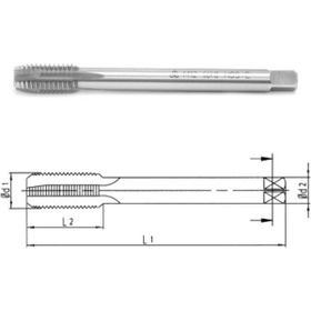 Makina Takım B00105780400 DIN-376/C M4 HSS-E Metrik Normal Vidalı Düz Kanallı Makina Kılavuzu
