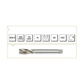 Makina Takım B00105790260 DIN-376/C M14 HSS-E Metrik Normal Vidalı Helis Kanallı Makina Kılavuzu