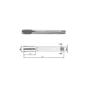 Makina Takım DIN-376/C M14 HSS-E Düz Kanallı Makina Kılavuzu