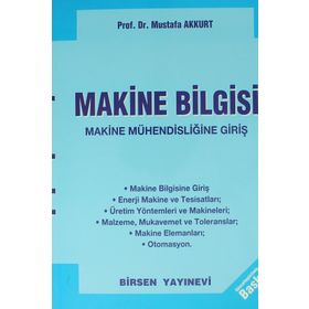 Makine Bilgisi - Mustafa Akkurt