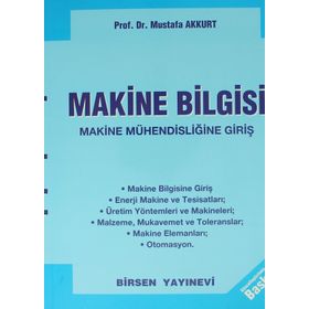 Makine Bilgisi - Mustafa Akkurt