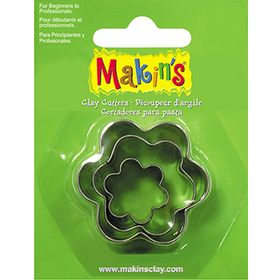 Makin's Clay 3 Parça Çiçek Kesme Kalıbı