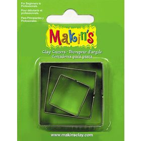 Makin's Clay 3 Parça Kare Kesme Kalıbı