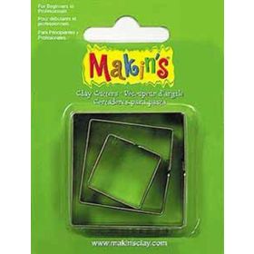 Makin's Clay 3 Parça Kare Kesme Kalıbı