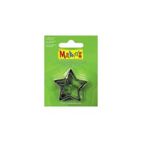 Makin's Clay 3 Parça Yıldız Kesme Kalıbı