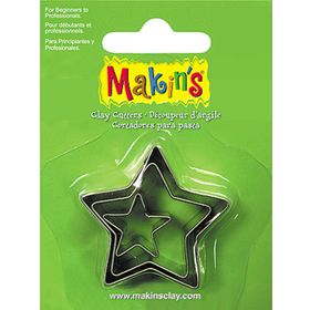 Makin's Clay 3 Parça Yıldız Kesme Kalıbı