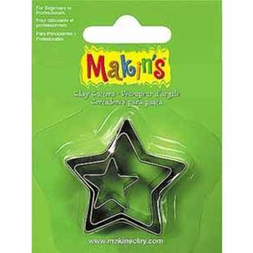 Makin's Clay 3 Parça Yıldız Kesme Kalıbı