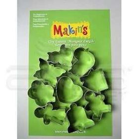 Makin's Clay Günlük 9 Desen Kod:37012 Kesici Kalıp Seti