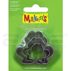 Makin's Clay Kurbağa 3 Parça Kod:36010 Kesici Kalıp Seti