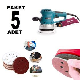 Makita 180 Kum BO6030 Dairesel Delikli 5'li Zımpara
