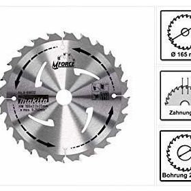 Makita A-89632 165 mm 24 Diş Elmas Daire Testere Bıçağı