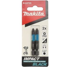 Makita B-63725 Ph2 50 mm Impact Black Bits Uç