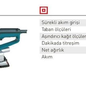 Makita B04901 Zımpara Makinesi