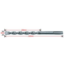 Makita D-00072 - 6x210 mm SDS Plus Matkap Ucu