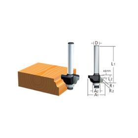 Makita D-09525 Rulmanlı Kordon Dış Bükey Freze Bıçağı