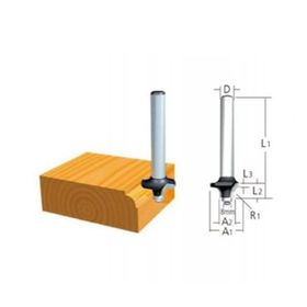 Makita D-09525 Rulmanlı Kordon Dış Bükey Freze Bıçağı