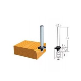 Makita D-09525 Rulmanlı Kordon Dış Bükey Freze Bıçağı