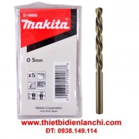 Makita D-16695 HSS-CO 5.0x86 mm 5'li Matkap Ucu