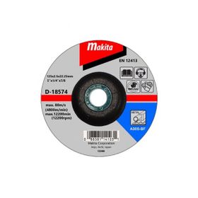 Makita D-18574 25 Adet 125x3 mm Bombeli Flex Taş