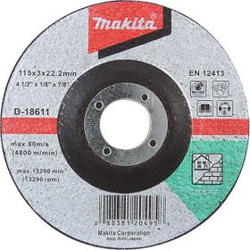 Makita D-18611 25 Adet 115x3 mm Bombeli Flex Taş