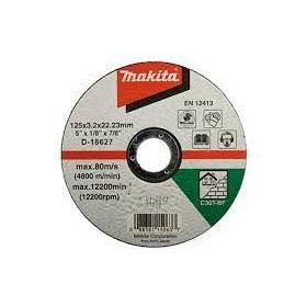 Makita D-18627 25 Adet 125x3 mm Bombeli Flex Taş