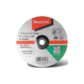 Makita D-18649 25 Adet 230x3 mm Bombeli Flex Taş