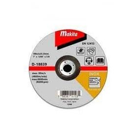 Makita D-18839 25 Adet 180x2 mm İnce Bombeli Düz Flex