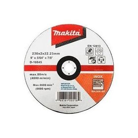 Makita D-18845 25 Adet 230x2 mm İnce Bombeli Düz Flex