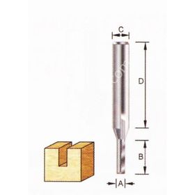Makita D-47385 Freze Dalma Düz Kanal Bıçağı