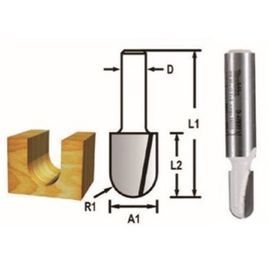 Makita D-48044 Freze Dalma Yarımay Kanal Bıçağı
