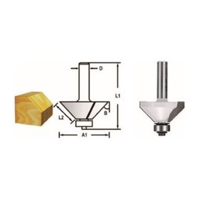 Makita D-48664 Freze Konik Kenar Alma Bıçağı