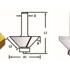 Makita D-48664 Freze Konik Kenar Alma Bıçağı