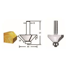 Makita D-48686 Freze Konik Kenar Alma Bıçağı