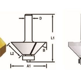 Makita D-48692 Freze Konik Kenar Alma Bıçağı