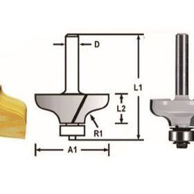 Makita D-48789 Freze Kenar Yuvarlama Bıçağı