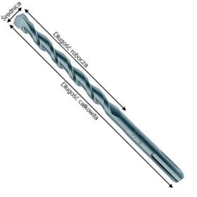Makita D-61640 50'li 8x110 mm Sds Plus Matkap Ucu
