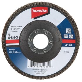 Makita D-63460 10 Adet 115 mm A120 Kum Flap Disk