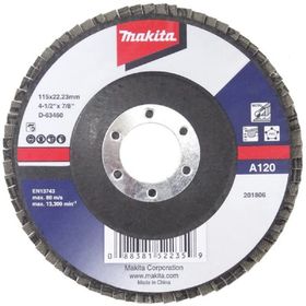 Makita D-63460 10 Adet 115 mm A120 Kum Flap Disk