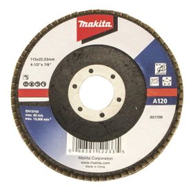 Makita D-63460 10 Adet 115 mm A120 Kum Flap Disk