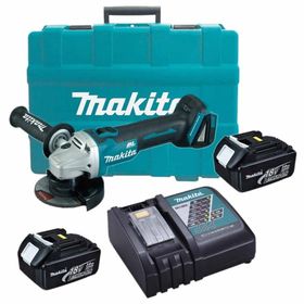Makita DGA454RFE 3 Ah Akülü Avuç Taşlama Makinesi