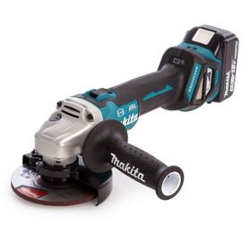 Makita DGA513RTJ 2x5 Ah Akülü Avuç Taşlama Makinesi