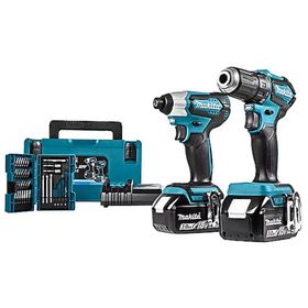 Makita DLX2220JX2 DTD155Z + DDF483Z Combo Kit Akülü Vidalama Set