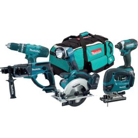 Makita DLX6068PT DHP453 DHR202 DJV180 DSS611 DTD152 DML802 Akülü Set