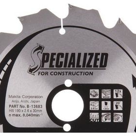 Makita Elmas B13683 190x30 mm Testere Bıçağı