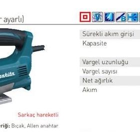Makita JV0600K Dekupaj Testere
