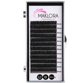 Maklora İpek D Kıvrım 0.10 Kalınlık 9 mm Uzunluk Kirpik